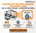 Certificazione DIGCOMP EDU - Solo Esame