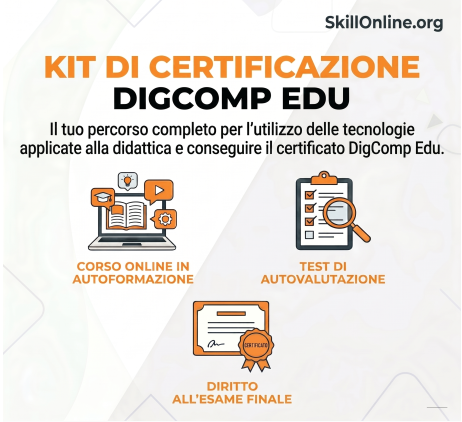 Certificazione DIGCOMP EDU - Corso ed Esame